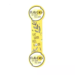 Sticker long 2 cercles 47x190mm Flavors rlx 500 etiquette